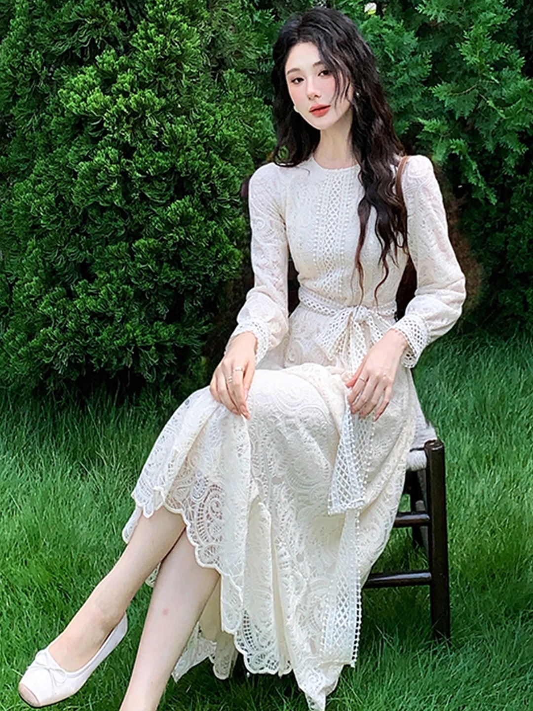 Very girly lace dress FD1509 images